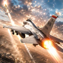 F16 공중 전투 시뮬레이터 아이콘